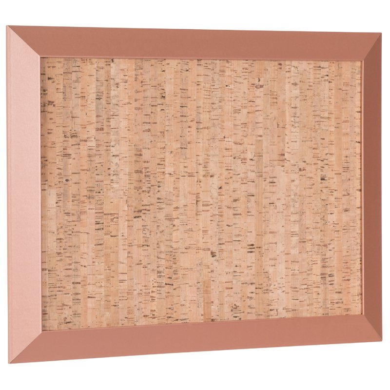 Bi-Office design prikbord Kamashi, 600 × 450 mm, goud, natuurkurk