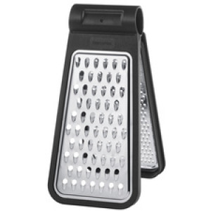 GastroMax inklapbare rasp, 2 zijden, RVS/zwart