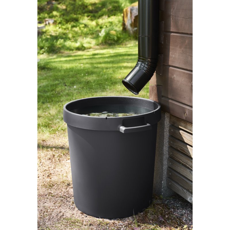 Orthex bac de rangement 45 L, plastique, gris clair, résistant au gel