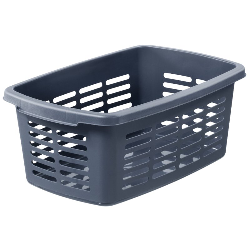 orthex panier à linge 30, 30 litres, gris foncé, 570 × 360 × 230 mm