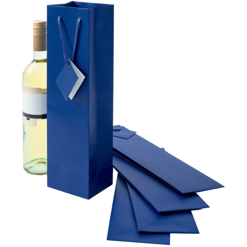 Sigel cadeautas voor fles, mat gelakt, opaalgroen, 100×80×350 mm