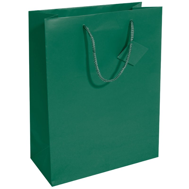 Sigel sac cadeau avec vernis mat, taille S, bleu outremer, 170×90×230 mm