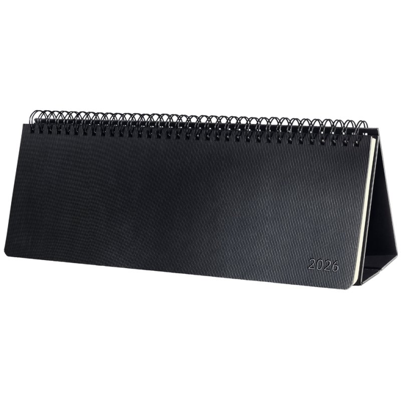 Sigel Bureaukalender Conceptum 2027, querformaat, zwart, 300 x 143 mm