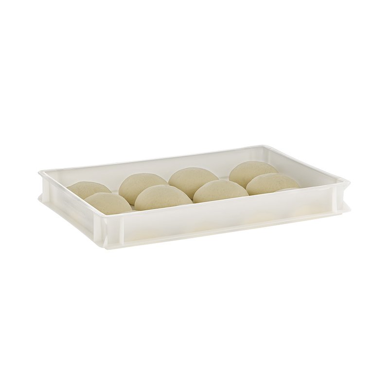 APS conteneur à pâte et boules de pizza, 600×400×70 mm, polyéthylène, 13 litres