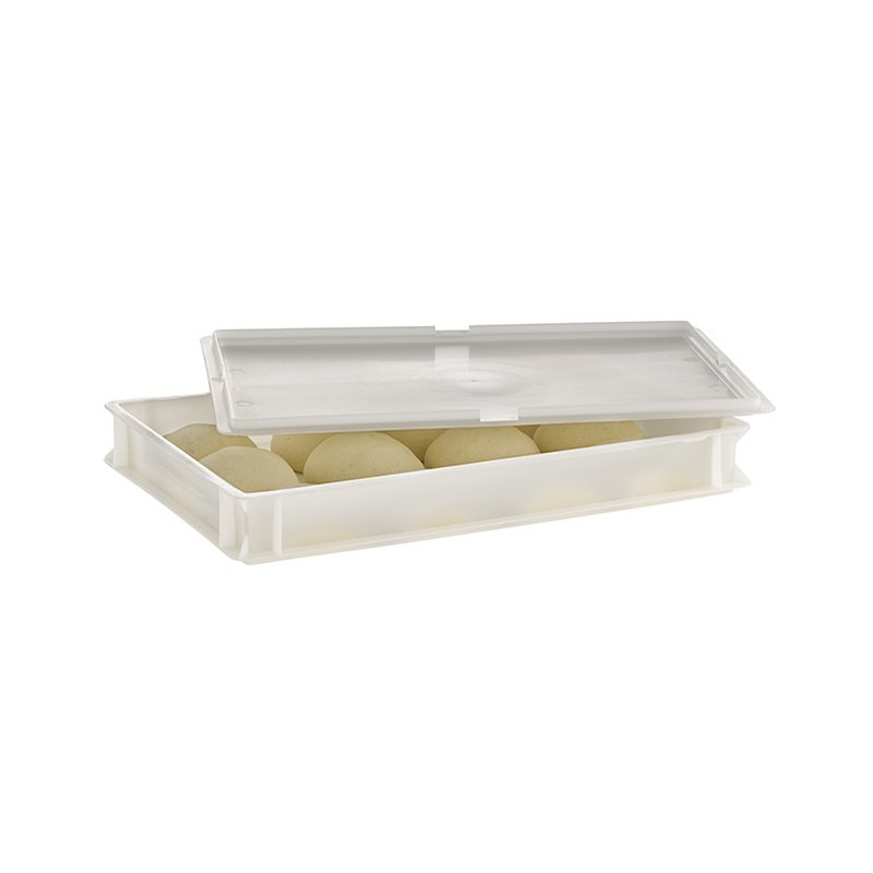 APS conteneur à pâte et boules de pizza, 600×400×70 mm, polyéthylène, 13 litres