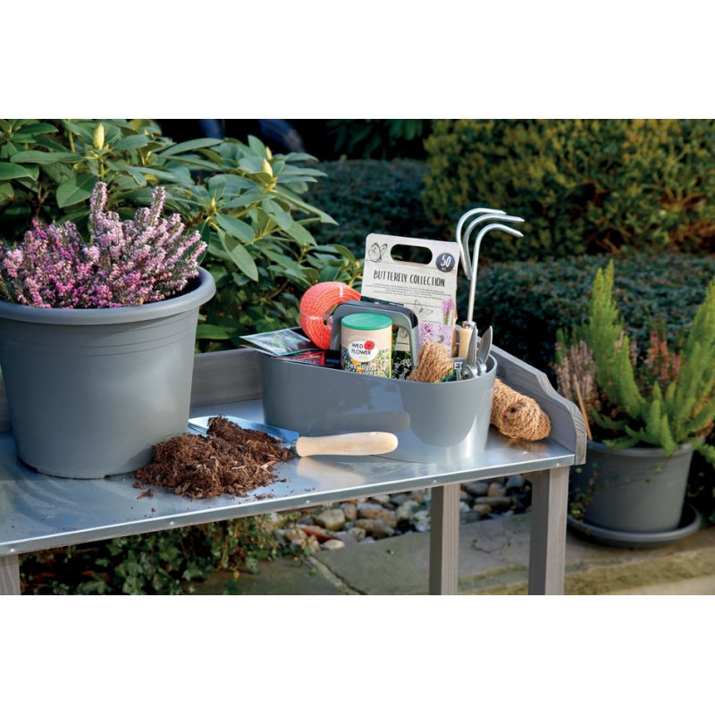 HAN organiseur toolbox LOFT, gris granit, 4 compartiments, poignée de transport