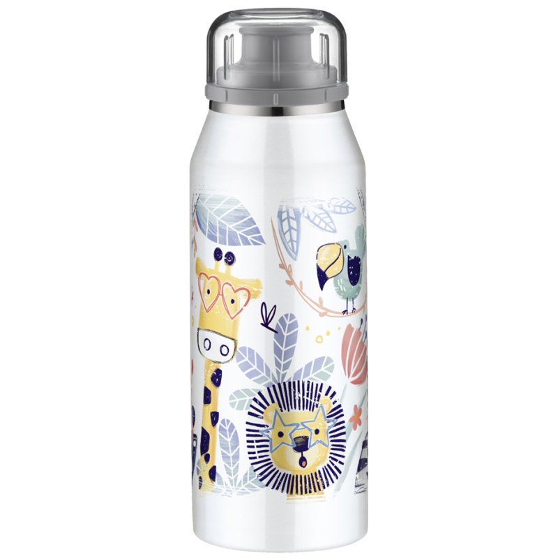 alfi geïsoleerde drinkfles KIDS ISO BOTTLE eenhoorn, 0,5 liter, edelstaal