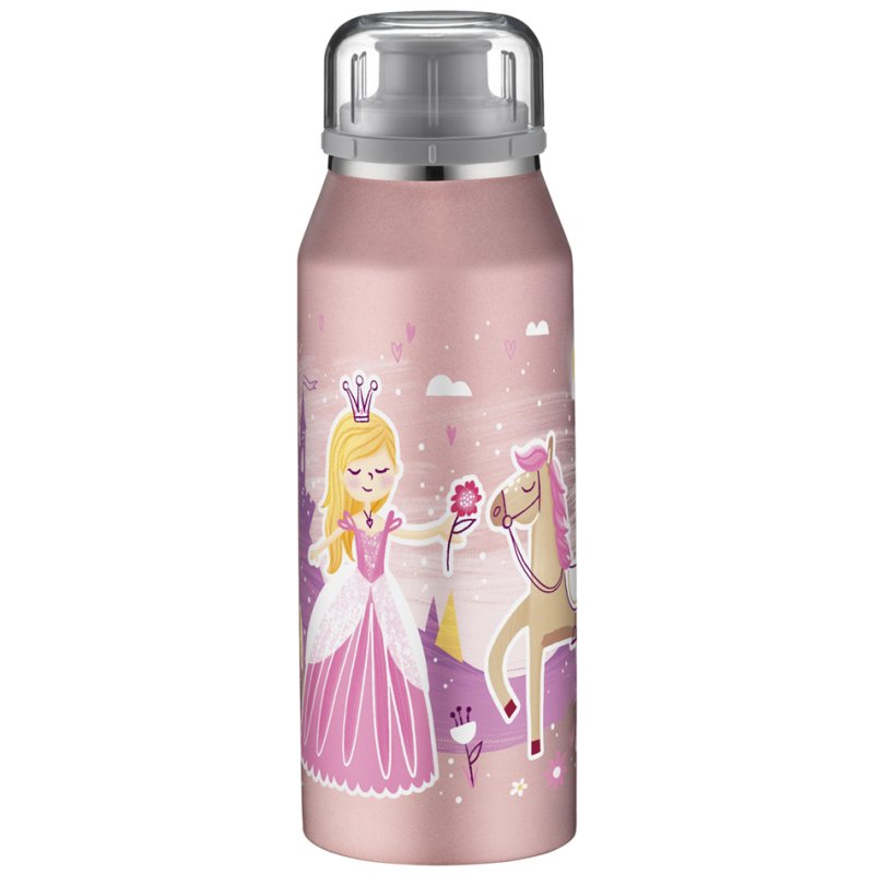 alfi geïsoleerde drinkfles KIDS ISO BOTTLE eenhoorn, 0,5 liter, edelstaal