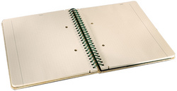 sigel schrijfblok Conceptum Nature Edition, A5, donker hout, 80 vel