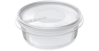 plast team vriesbakje Helsinki, rond, transparant, 0,15 liter