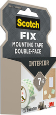 Scotch dubbelzijdige montagetape, 19 mm × 5 m, tot 7 kg