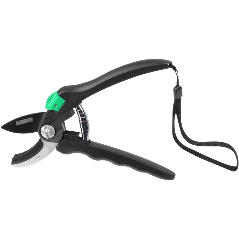BRÜDER MANNESMANN sécateur avec enclume, noir/vert, 275 mm