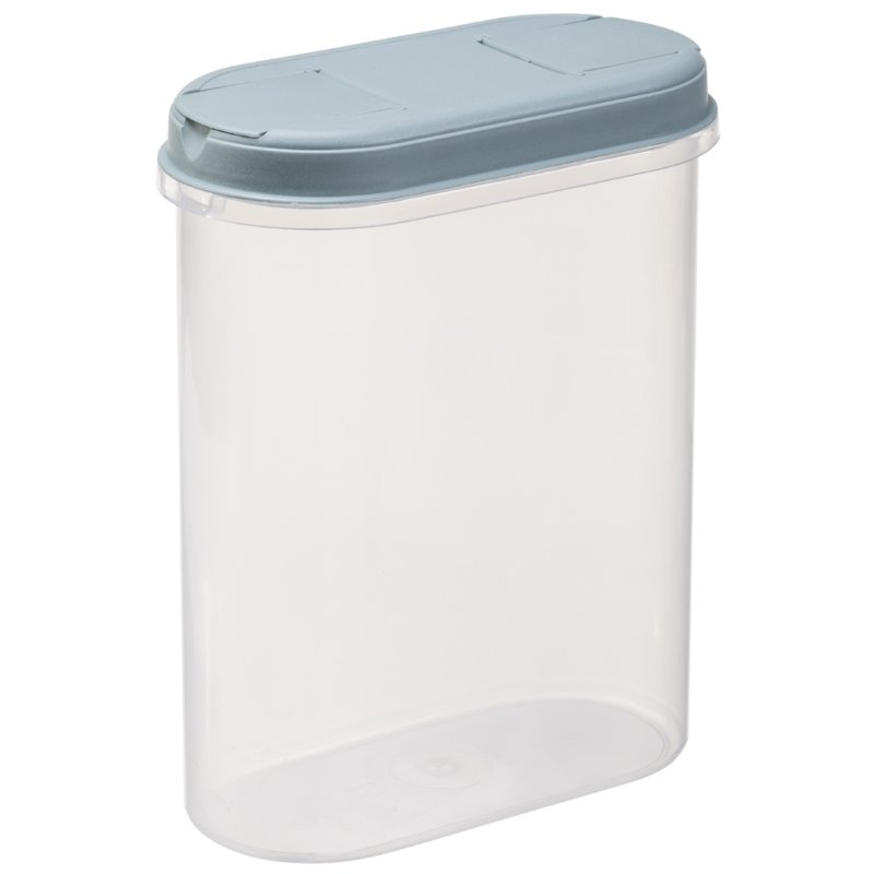 Boîte de rangement plast team Margriet, 1,2 litre, blanc, transparent