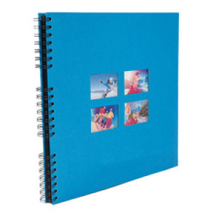 EXACOMPTA fotoalbum Milano, spiraalband, 320×320 mm, blauw
