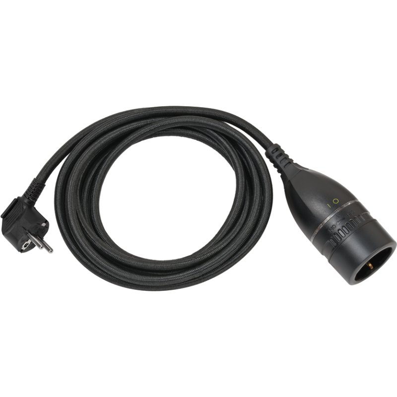 brennenstuhl Câble d'extension avec interrupteur, 5 mètres, rouge/blanc/noir