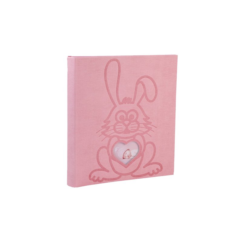 EXACOMPTA babyplakboek Teddybeer, lichtblauw, 60 witte pagina's, 300 foto's 10×15 cm