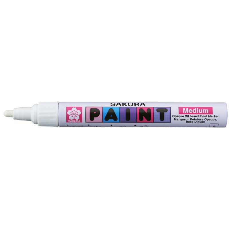 SAKURA Paint Marker permanent, jaune fluorescent, 2 mm