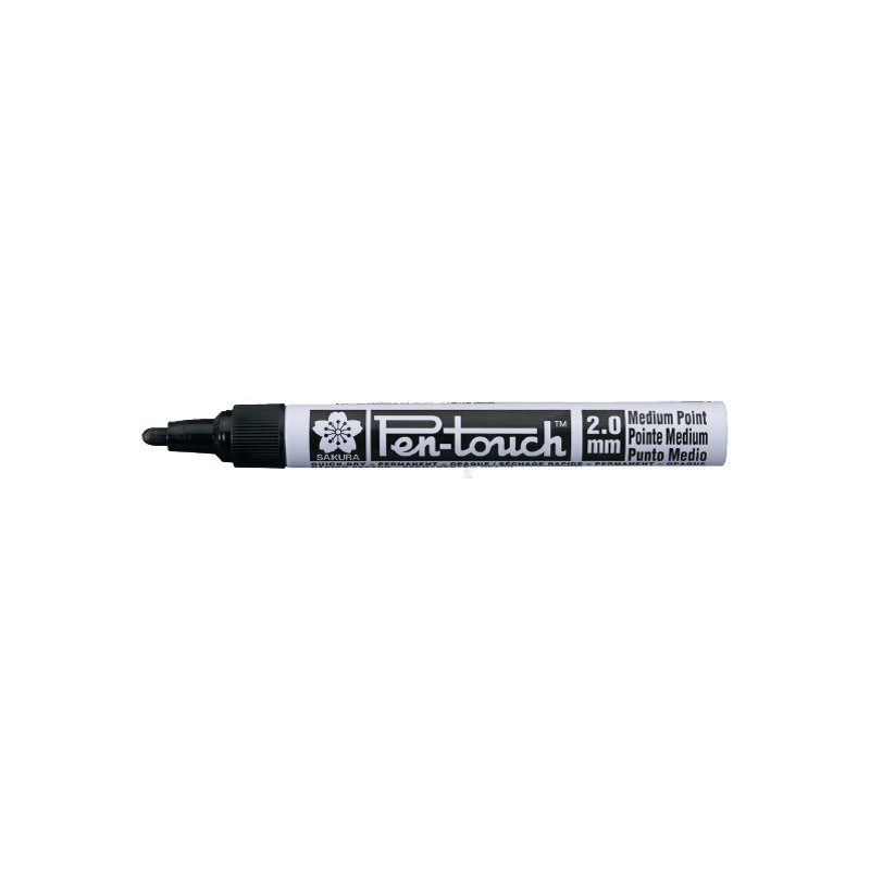 SAKURA marqueur permanent Pen-touch, jaune, 2 mm