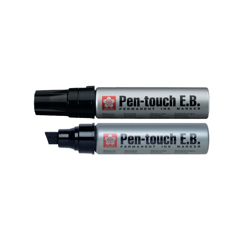 SAKURA Pen-touch Extra Large marqueur permanent, vert, pointe biseautée 10-16 mm
