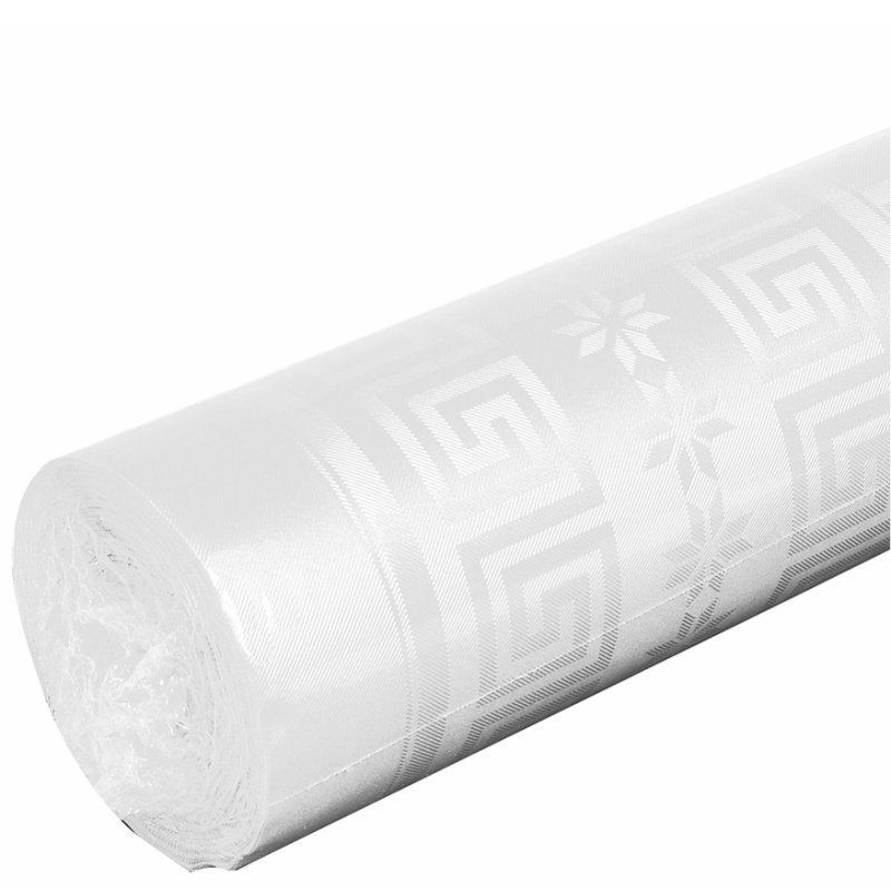 PROnappe damast tafelkleed, 1,18 × 6,0 m, zwart, 40 g/m²