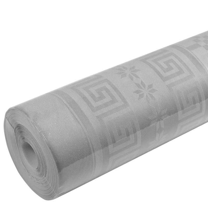 PROnappe damast tafelkleed, 1,18 × 6,0 m, zwart, 40 g/m²