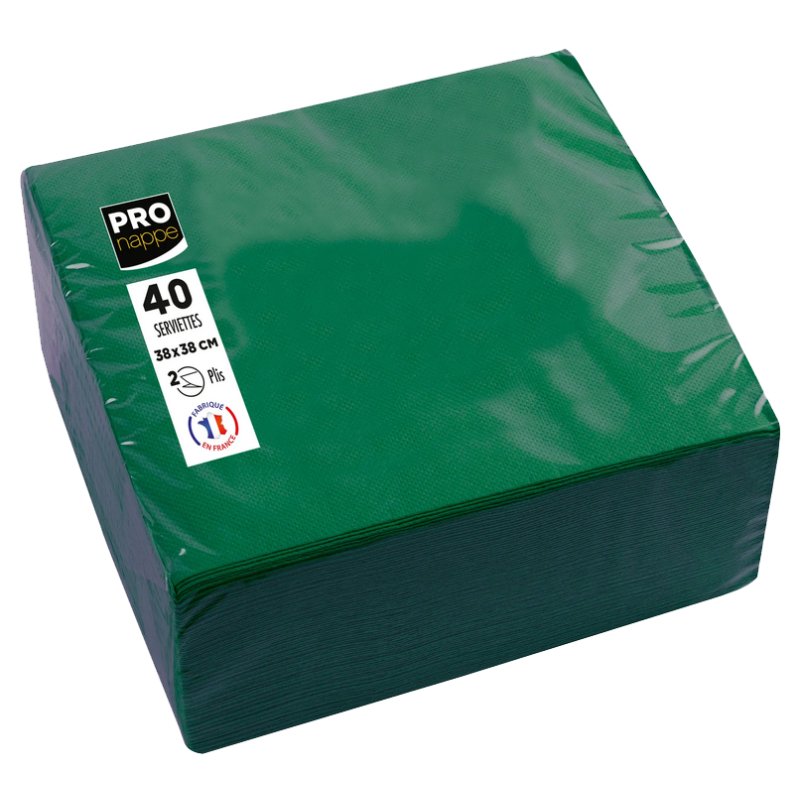 PROnappe servetten 38×38 cm, oranje, 2-laags, 40 stuks