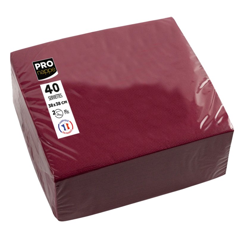 PROnappe servetten 38×38 cm, oranje, 2-laags, 40 stuks