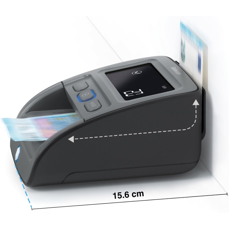 Safescan 155-S G2 détecteur de faux billets, noir, 7 éléments de sécurité, EUR/CHF/GBP