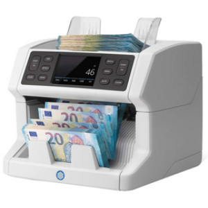 Safescan 2850 bankbiljetteller, grijs, 1500 biljetten/min, 3,5" touchscreen