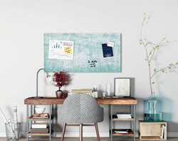 Sigel glazen magneetbord artverum Red Wall, 91×46 cm, koraal, mat