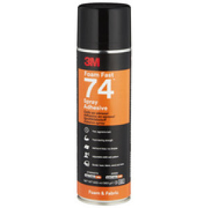 3M spuitlijm FoamFast 74, schuim, oranje, 500 ml