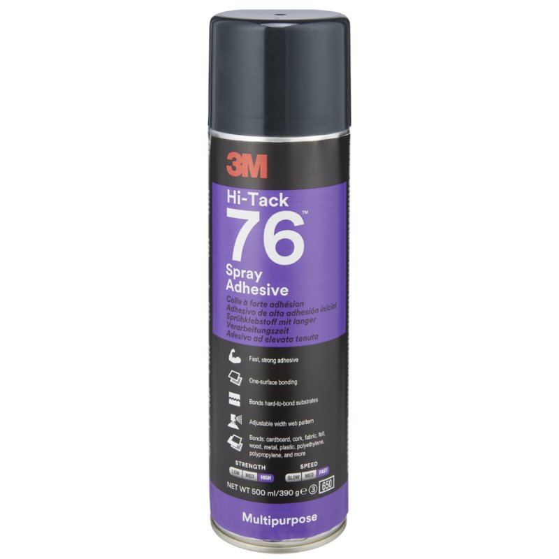 3M spuitlijm Hi-Tack 76, beige, 500 ml