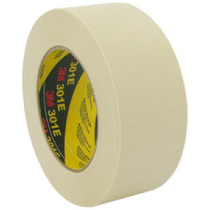 3M maskeringstape 301E, papier, beige, 48 mm × 50 m