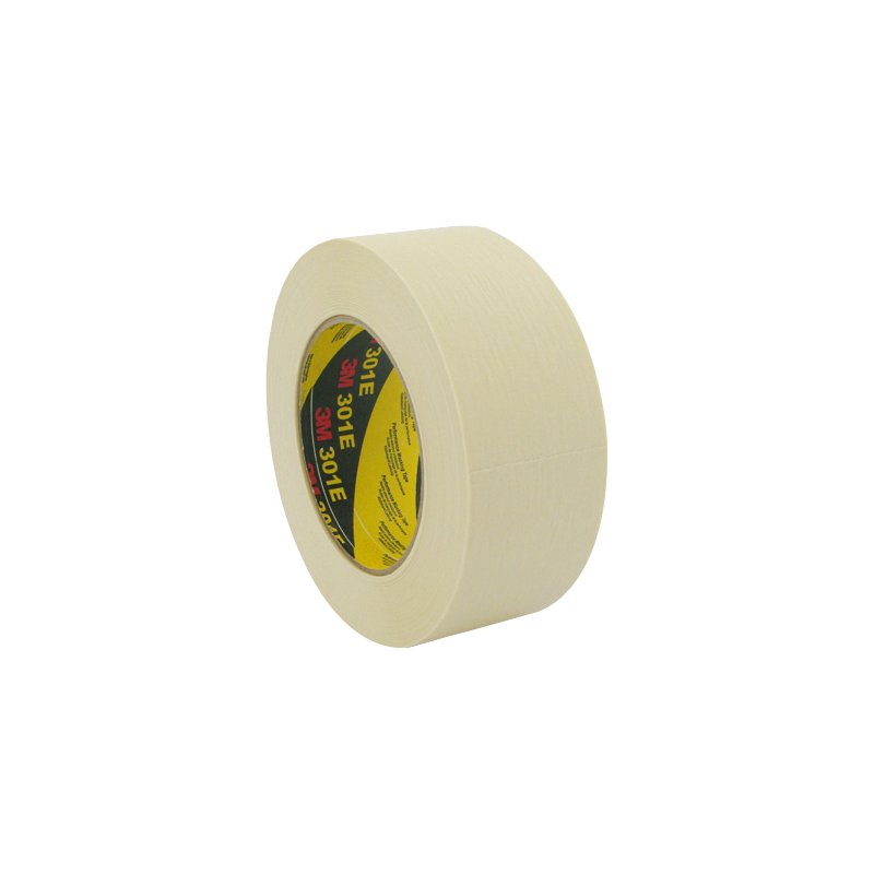 3M maskeringstape 301E, papier, beige, 48 mm × 50 m