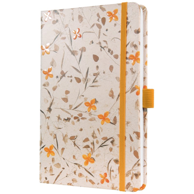 Sigel carnet de notes Jolie Beauty 'Apricot Jungle Fever', A5, ligné, 174 pages