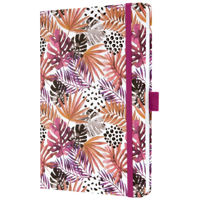 Sigel carnet de notes Jolie Beauty 'Apricot Jungle Fever', A5, ligné, 174 pages