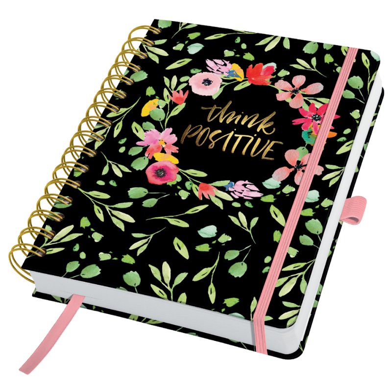 Sigel agenda Bloemenliefde, perpétuel, couverture rigide, 168×210 mm