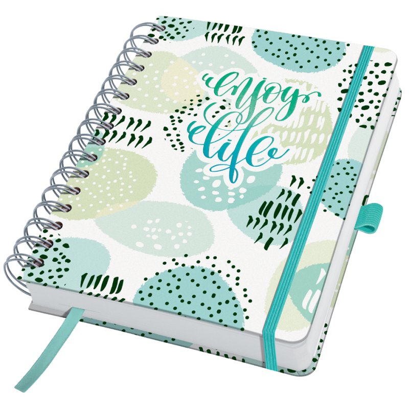 Sigel agenda Bloemenliefde, perpétuel, couverture rigide, 168×210 mm