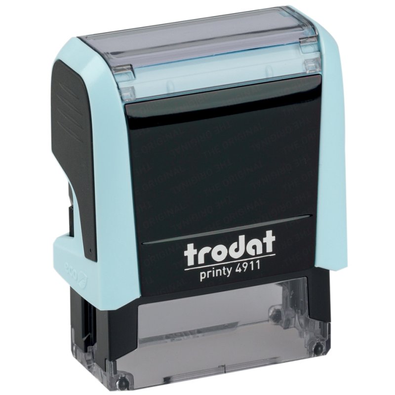 trodat tekststempel Printy 4911 4.0, pastelroze, zelfinkleurend, 37×14 mm