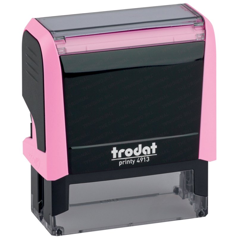 trodat tekststempelmachine Printy 4913 4.0, pastelroze, zelfinkend, 58×22 mm