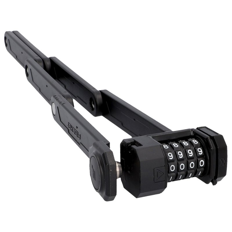 FISCHER antivol vélo pliable PROTEC FN85, noir, 850 mm, acier trempé