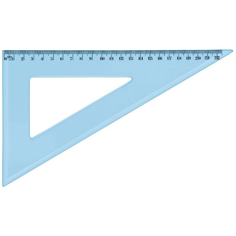 Wonday Zeichen-Drei, blue, break-resistant, plastic