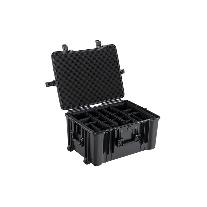 allit universele koffer DinoPlus Outdoor 26, zwart, IP67 waterdicht, 665×495×340 mm