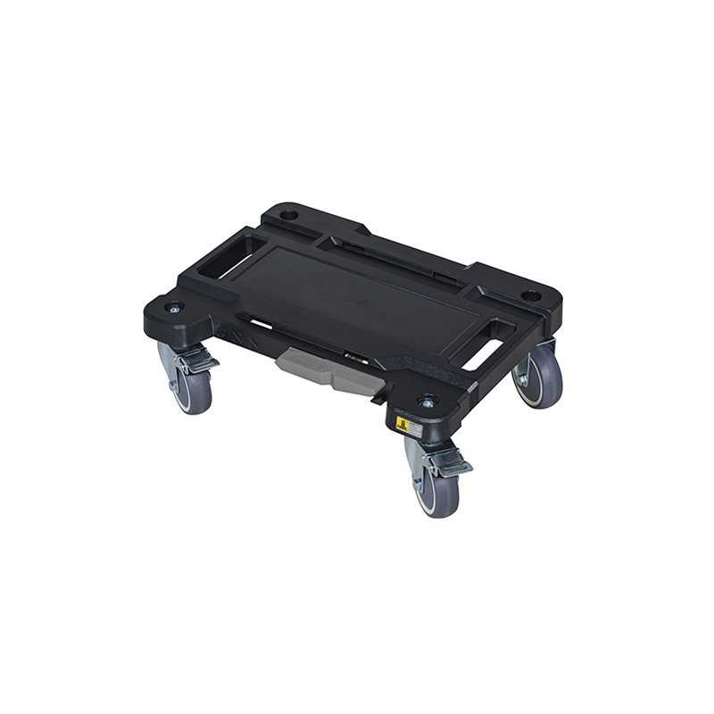 allit rolplank EuroPlus MetaRoll, zwart, ABS-kunststof, 100 kg