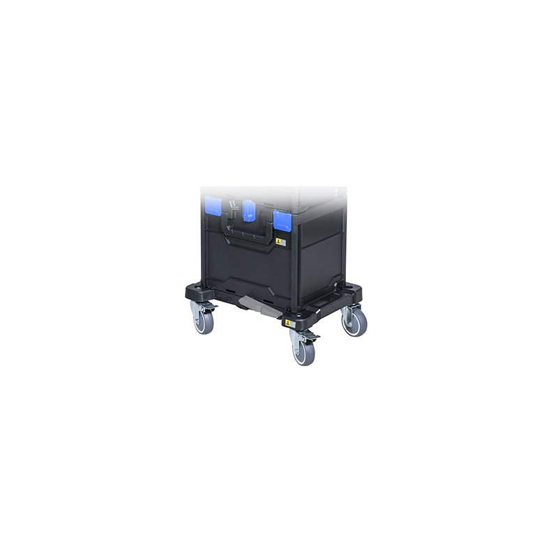 allit rolplank EuroPlus MetaRoll, zwart, ABS-kunststof, 100 kg