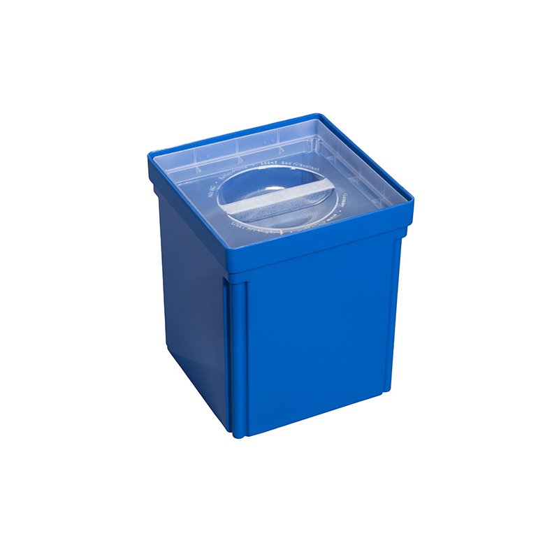 allit EuroPlus Insert L 130/3 inzetbak, blauw, 108×108×130 mm