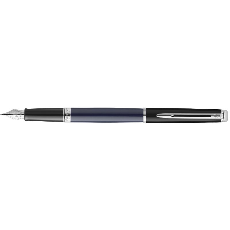 WATERMAN stylo-plume Hémisphère Colour Blocking, noir & bleu, pointe M