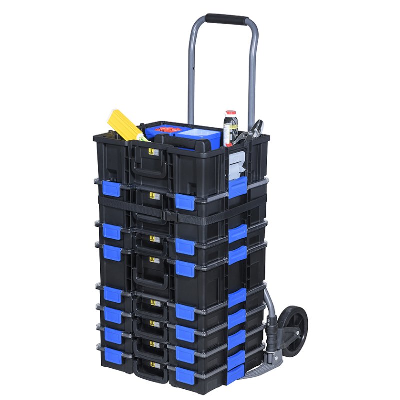 allit transportkar EuroPlus Roll it K110, zwart, inklapbaar, 130 kg