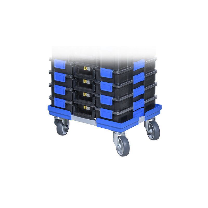 allit transportroller EuroPlus Roll it, blauw, 300 kg draagkracht