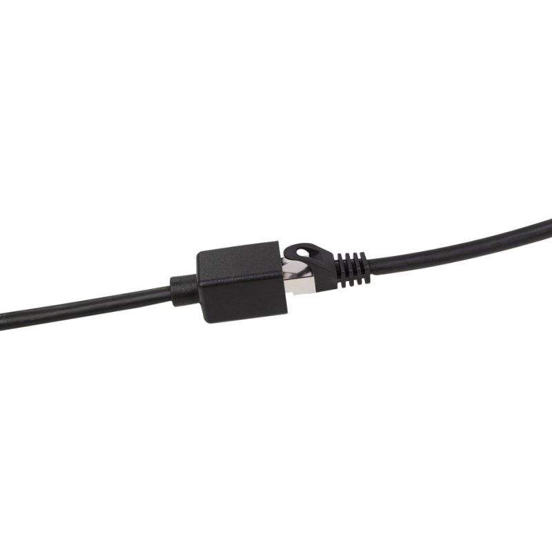 LogiLink Rallonge de câble réseau professionnel Premium Cat.6A, noir, 2 mètres